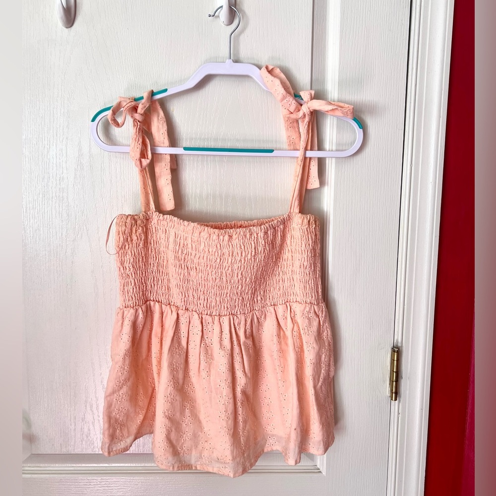 Pink peplum top by Pink Lily